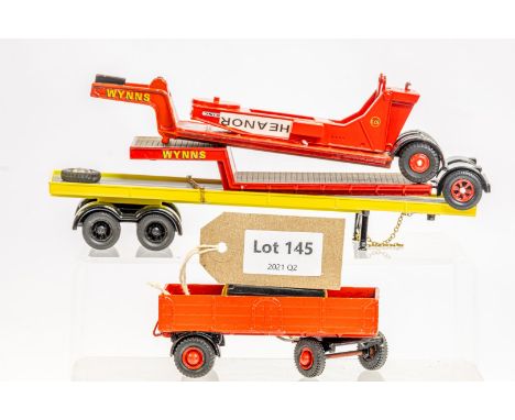 Manufacturer  - N/A | Description - 4 X Assorted Loose Trailers | Stock Code - N/A | Notes - Unboxed | Scale - 1:50 | Certifi