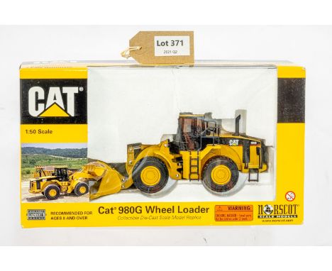 Manufacturer  - Norscott | Description - CAT 980G Wheel Loader | Stock Code - 55027 | Notes - None| Scale - 1:50 | Certificat