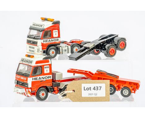 Manufacturer  - Corgi | Description - Volvo FH12 &amp; FH16 With 2 Axle Dolly's - Heanor | Stock Code - N/A | Notes - None| S