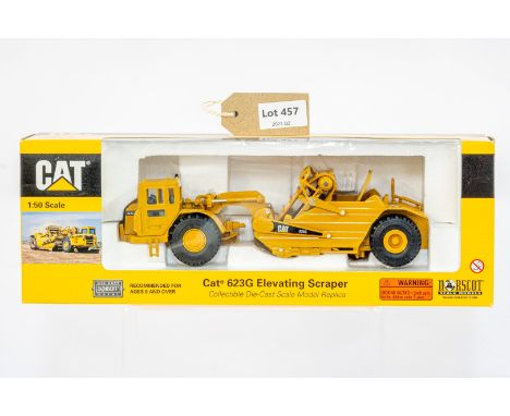 Manufacturer  - Norscott | Description - CAT 623G Elevating Scraper | Stock Code - 55097 | Notes - None| Scale - 1:50 | Certi