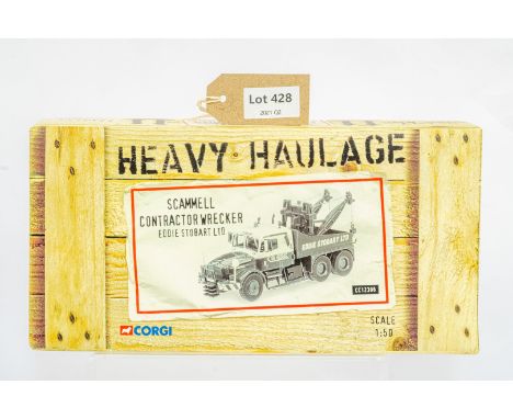 Manufacturer  - Corgi | Description - Scammell Contractor Wrecker - Eddie Stobart | Stock Code - CC12306 | Notes - None| Scal