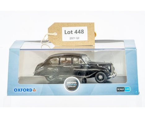 Manufacturer  - Oxford Diecast | Description - Black Austin Princess (Early) | Stock Code - AP001 | Notes - None| Scale - 1:4