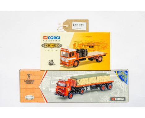 Manufacturer  - Corgi | Description - Albion Clydesdale Platform Lorry - White Horse / Albion Chieftain Semi Trailer &amp; Lo