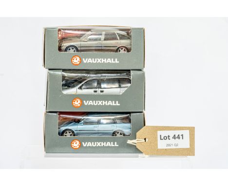 Manufacturer  - Schuco | Description - 3 x Boxed Vauxhall Models | Stock Code - N/A | Notes - None| Scale - 1:43 | Certificat