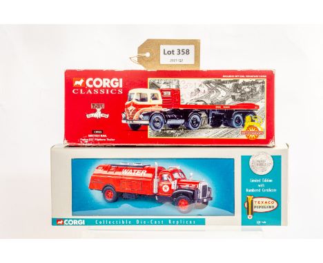 Manufacturer  - Corgi | Description - Leyland Comet &amp; Bedford TK With Trailer - Wynns Transport | Stock Code - N/A | Note