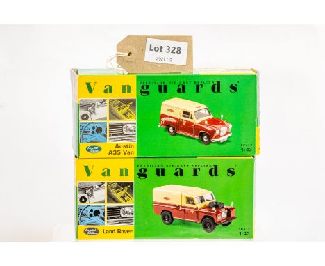 Manufacturer  - Vanguards | Description - 2 Boxed Models - Land Rover &amp; Austin A35 - British Rail | Stock Code -  | Notes