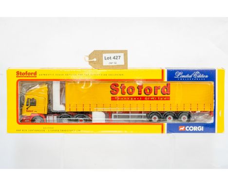 Manufacturer  - Corgi | Description - ERF ECS Curtainside - Stoford Transport LTD | Stock Code - CC12702 | Notes - None| Scal