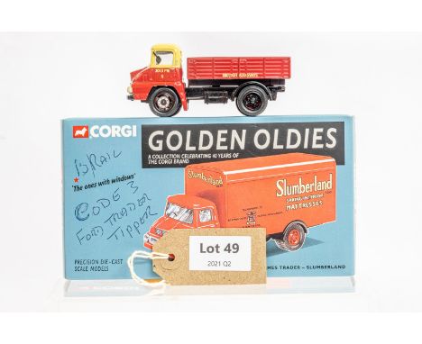 Manufacturer  - Corgi | Description - Ford Trader - British Rail | Stock Code - N/A | Notes - Code 3| Scale - 1:50 | Certific