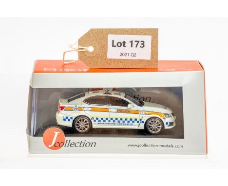 Manufacturer  - Jcollection | Description - Lexus IS-F - Humberside Police | Stock Code - JC182 | Notes - None| Scale - 1:43 