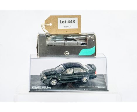 Manufacturer  - N/A | Description - 2 x Boxed Opel Models | Stock Code - N/A | Notes - None| Scale - 1:43 &amp; 1:36? | Certi