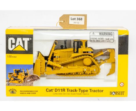 Manufacturer  - Norscott | Description - CAT D11R Track Type Tractor | Stock Code - 55025 | Notes - None| Scale - 1:50 | Cert