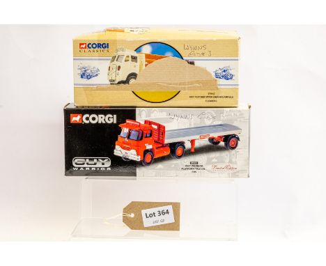 Manufacturer  - Corgi | Description - ERF Tanker &amp; Guy Warrior Platform Trailer - Wynns Transport | Stock Code - N/A | No