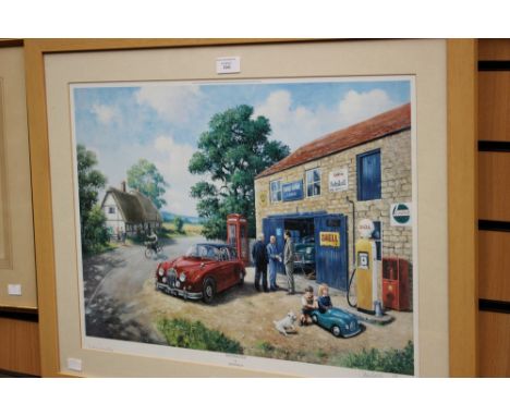 'Best Endeavour', 'A Morse' print 681/850 by Kevin Walsh, signed in pencil and also Colin Dexters signature in pencil 