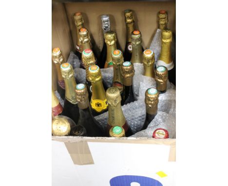 A large quantity of Champagne including Lanson Black Label, Tattinger, Jeaunaux Robin, Comtedc Senneval, Brossault, Veuve Hen