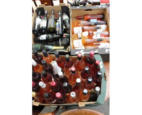 A large quantity of wine, mostly Rose, French and New World, red wine and sparkling, etc 