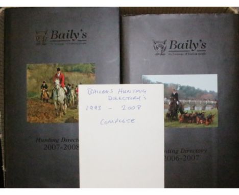 A set of Baileys Hunting Directory's 1993 to 2008 (Complete)