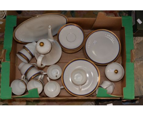 Scherzer Bavaria china, twelve cups, twelve saucers, twelve plates, one coffee pot, sugar bowl, small jug, one large plate 