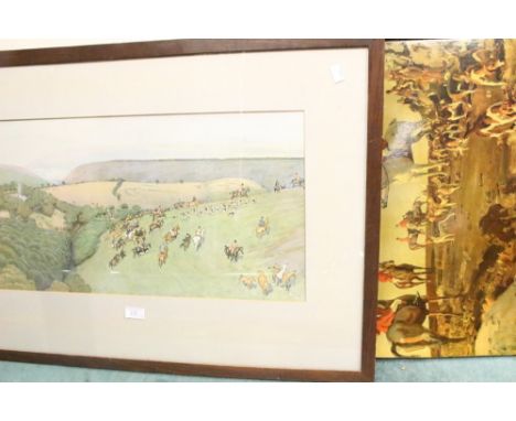 A collection of Hunting related Prints (Quantity)