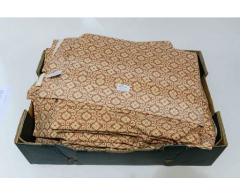 Collection of Sanderson 'Option' curtains with matching bedspread 'Camelia' double duvet and pillow cases, including Laura As