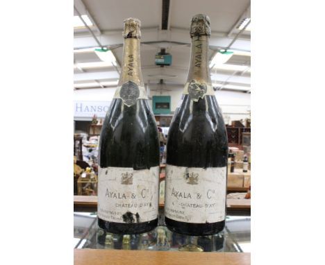 Two magnums Ayala Vintage champagne 1961 and 1959 (2)