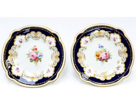 Two Royal Crown Derby plates 