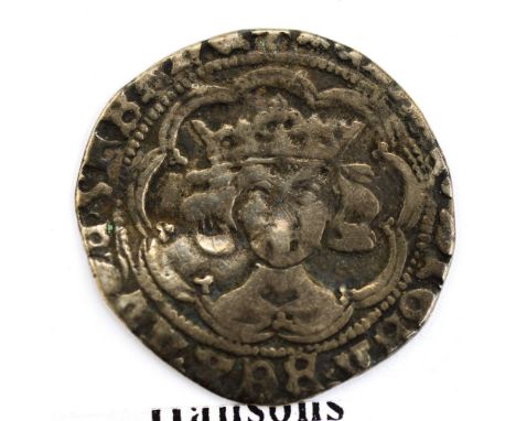 Henry VI Groat 2nd Reign, London, 1470-1471.S. 2082. 24mm, 2.27g. About Fine.