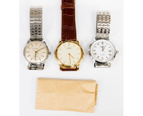 Three gentlemen's wristwatches,m including Rimla, Rotary and Citizen (3) 
