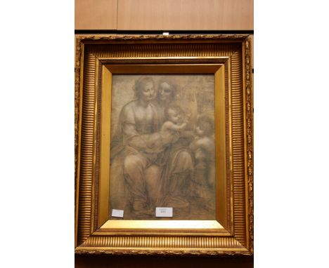 Framed print after Micheal Angelo