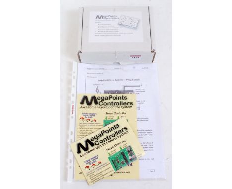 A Mega Points controllers multi panel starter kit comprising of servo controllers, multi panel, pop-on switch and LED board a
