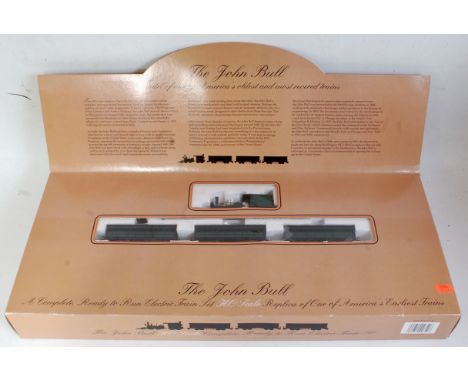 A Bachmann H0 'The John Bull' vintage train set appears complete (NM-BNM)