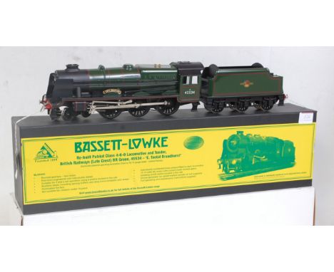 Bassett-Lowke BL99041/Corgi "Patriot" 4-6-0 loco and tender BR45534 "E Tootal Broadhurst", BR green limited edition of 180, w