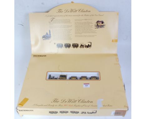 A Bachmann H0 De Witt Clinton early American train set (G-BP)