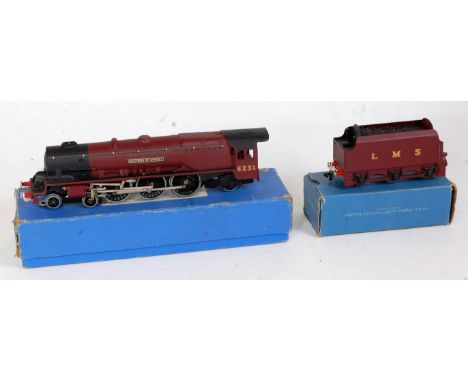 A Hornby Dublo 'Duchess of Atholl' engine and tender has been converted to 2-rail and chassis modified and fitted with scale 