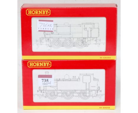 Hornby R2324 BR class J83 tank engine (M-BM) and R2380 BR black class J94 saddle tank engine No. 68071 (M-BM), both items fac