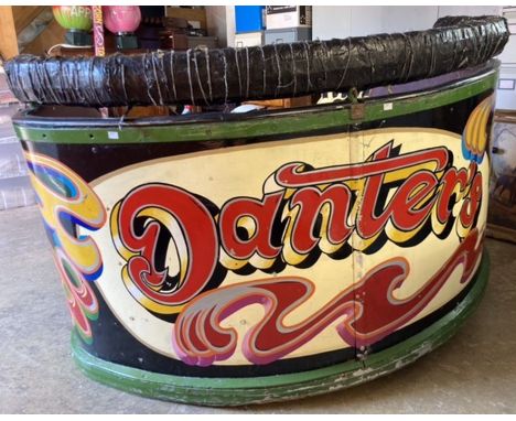 Fairground Interest: A vintage Waltzer Car, 1950’s rare Super Danters, original design by Maxwells. A superb piece of fairgro