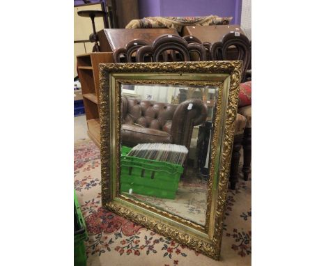Regency Ornate Gilt Framed Mirror with bevelled edge