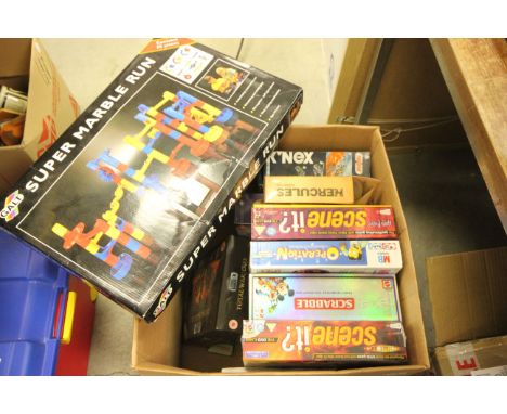 Quantity of Board Games including Disney Scrabble, Harry Potter Scene it?, Doctor Who Scene it?, The Simpsons Operation, Tota