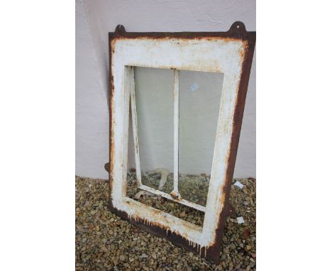 Antique Architectural Cast Iron Roof / Skylight Window