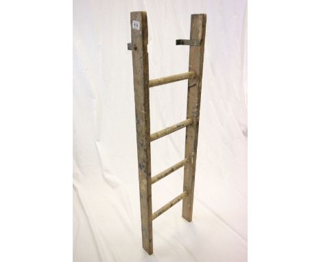 Vintage Wooden Ladder Towel Rail