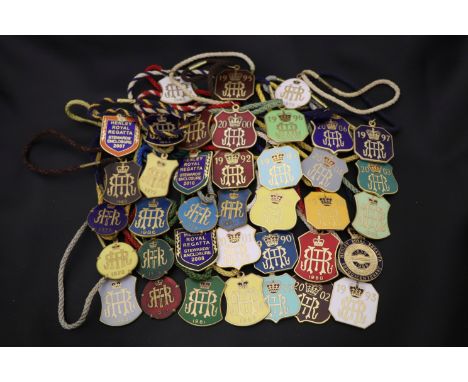 Collection of Enamel Henley Regatta steward badges