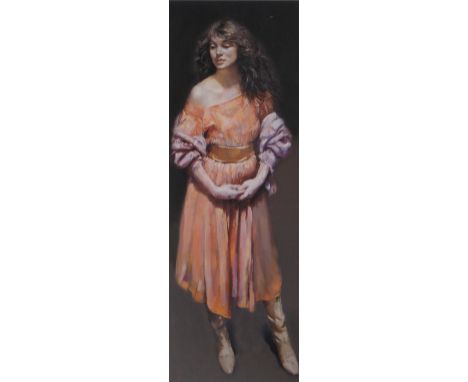 Robert Lenkiewicz,colour lithograph, study of Karen, blind stamp signature no. 291/500, certificate of authenticity verso, 28