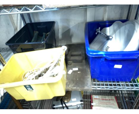 A job lot of assorted items including a early Victorian corner basin.  no shipping. 