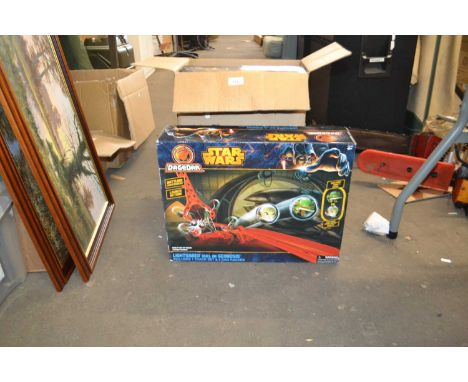 A Star Wars Battling Light Sabers, boxed x 2