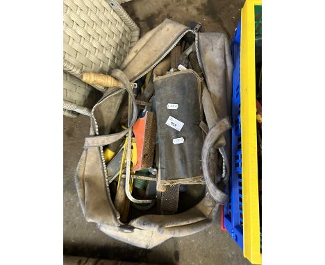 Tool bag and assorted hand tools