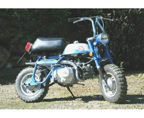 1969 Honda Z50A K1Frame number Z50A-232586Engine number Z50AE-222798Genuine 1969 Honda Z50A K1 Mini Trail ‘monkey’ bikeImport