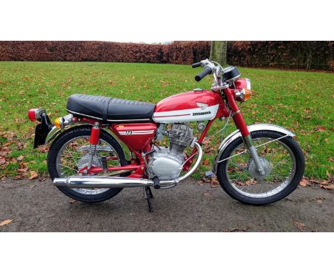 1973 Honda CB 125 S Registration number PHW 855M Frame number CB 125 1035247 Engine number CB 125 E 1041176 Early model total