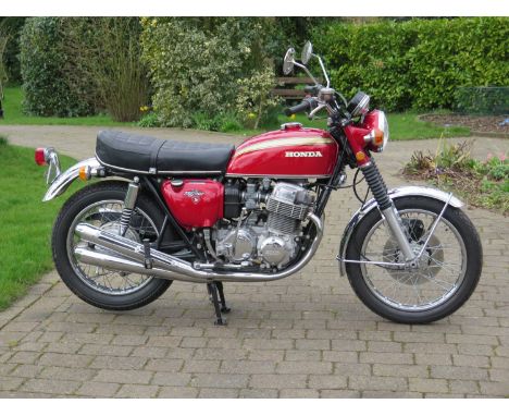 1971 Honda CB 750 K1 Registration number WWT 981J Frame number CB750-1076368 Engine number CB750-1076701 15,500 recorded mile