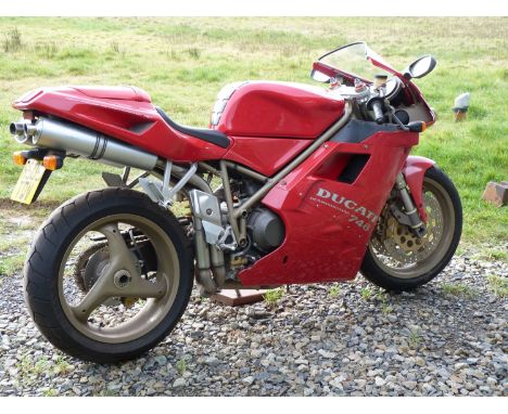 1997 Ducati 748 BP Registration number R505 TDV Frame number ZDM 748S005757 Engine number ZDM 748W4005835 13,845 recorded mil