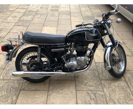 1975 Triumph T140 V Registration number MGA 734P Frame number JN63104 Engine number JN63104 Exported to Ireland in 2004 Resto