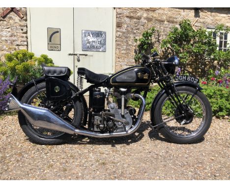 1936 Velocette KTSRegistration number DGH 602Frame number 1954Engine number KSS 74971 recorded mile (new speedo fitted)Origin